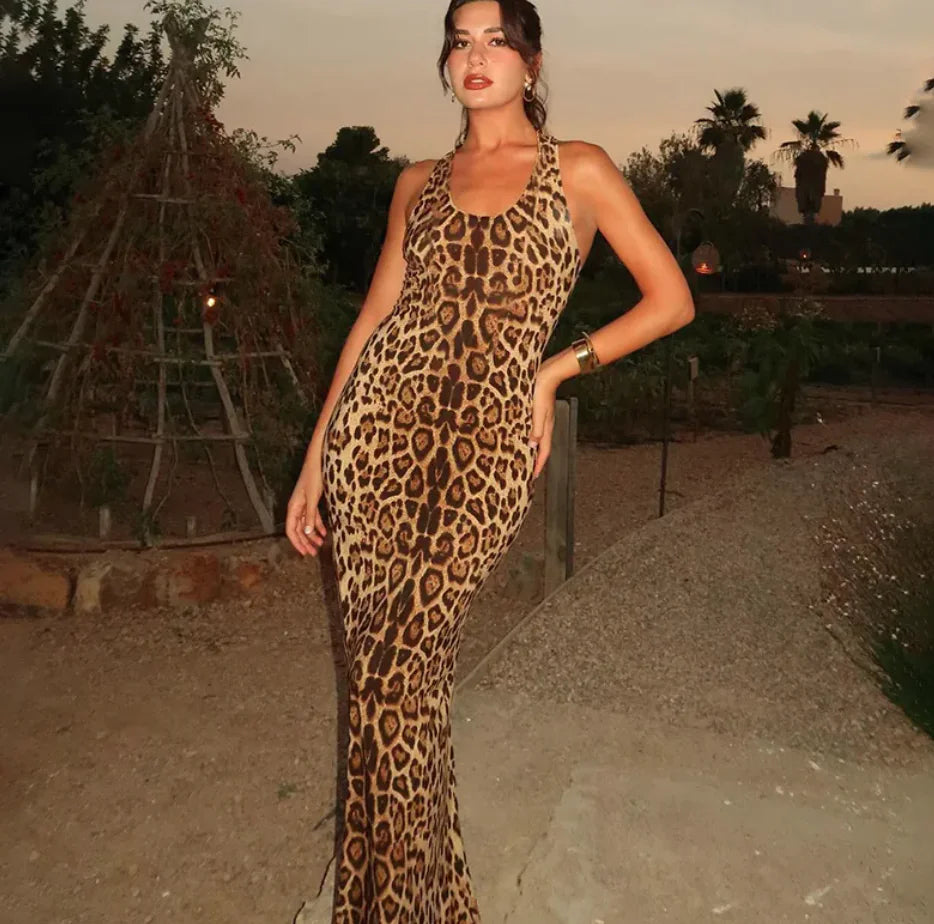Leopard Print  Fall Dress