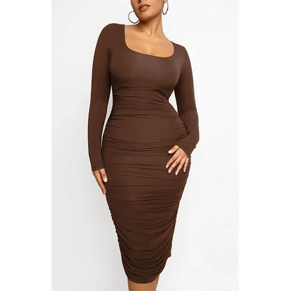 Square Neck Sexy Dress