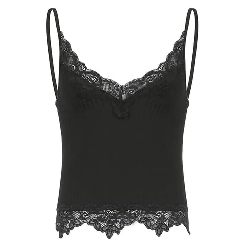 Sexy Irregular V-neck Lace Women's Sling Top
