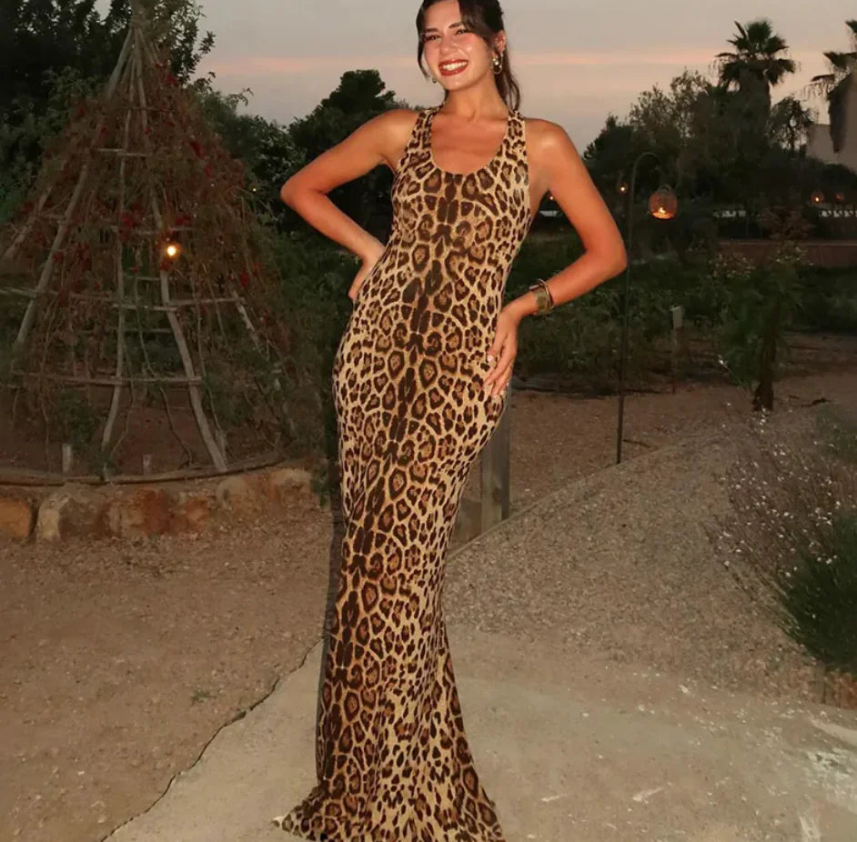 Leopard Print  Fall Dress